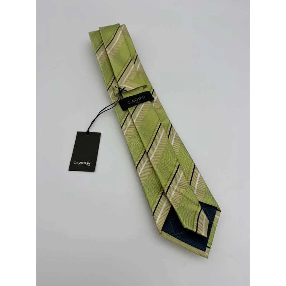 Cadini Italy Tie – Green Pattern – Brand New